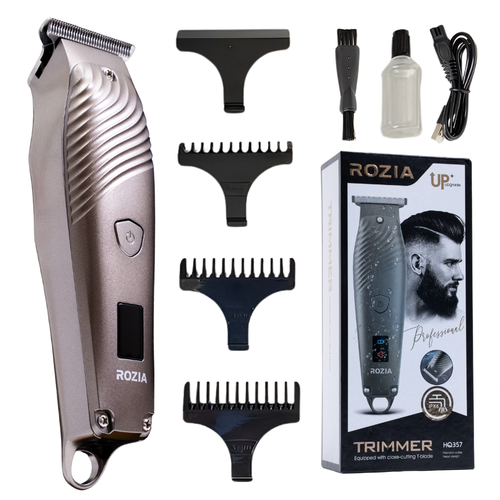 Триммер для стрижки волос и бритья бороды, усов, тела Rozia HQ357