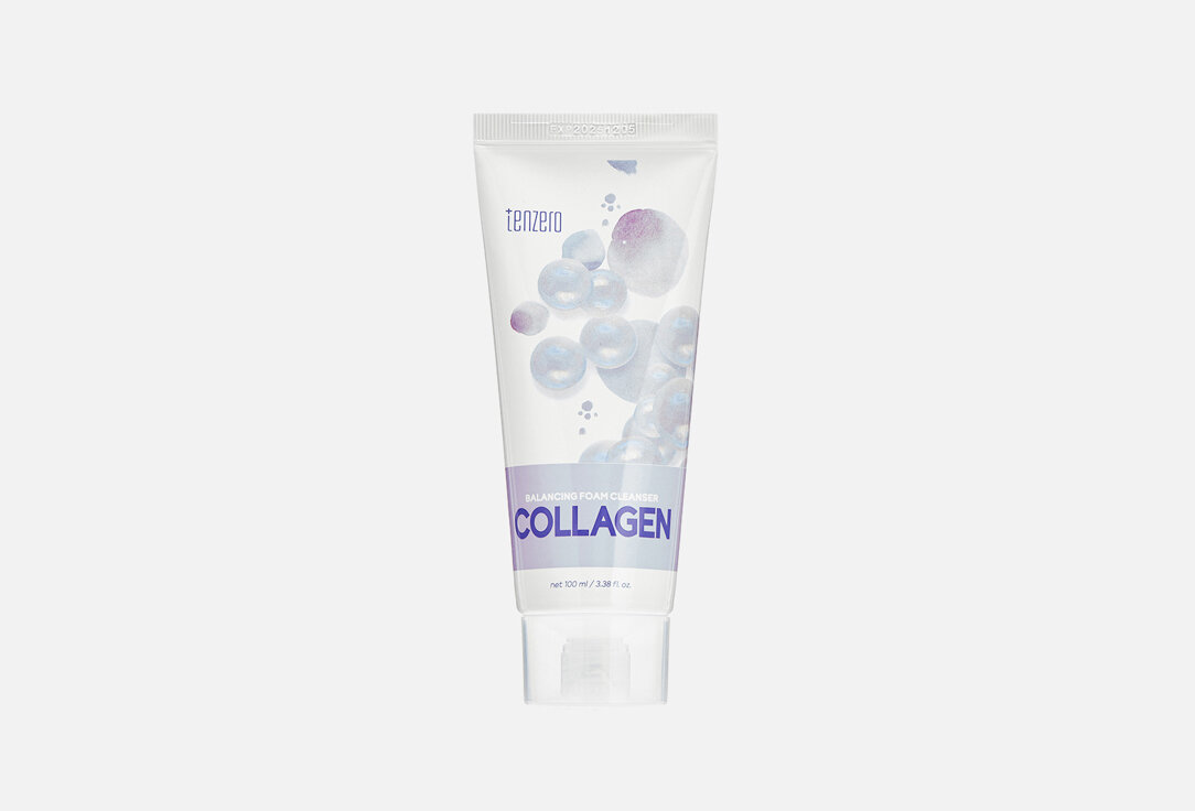 Пенка для умывания Tenzero, Balancing Foam Cleanser Collagen 100мл