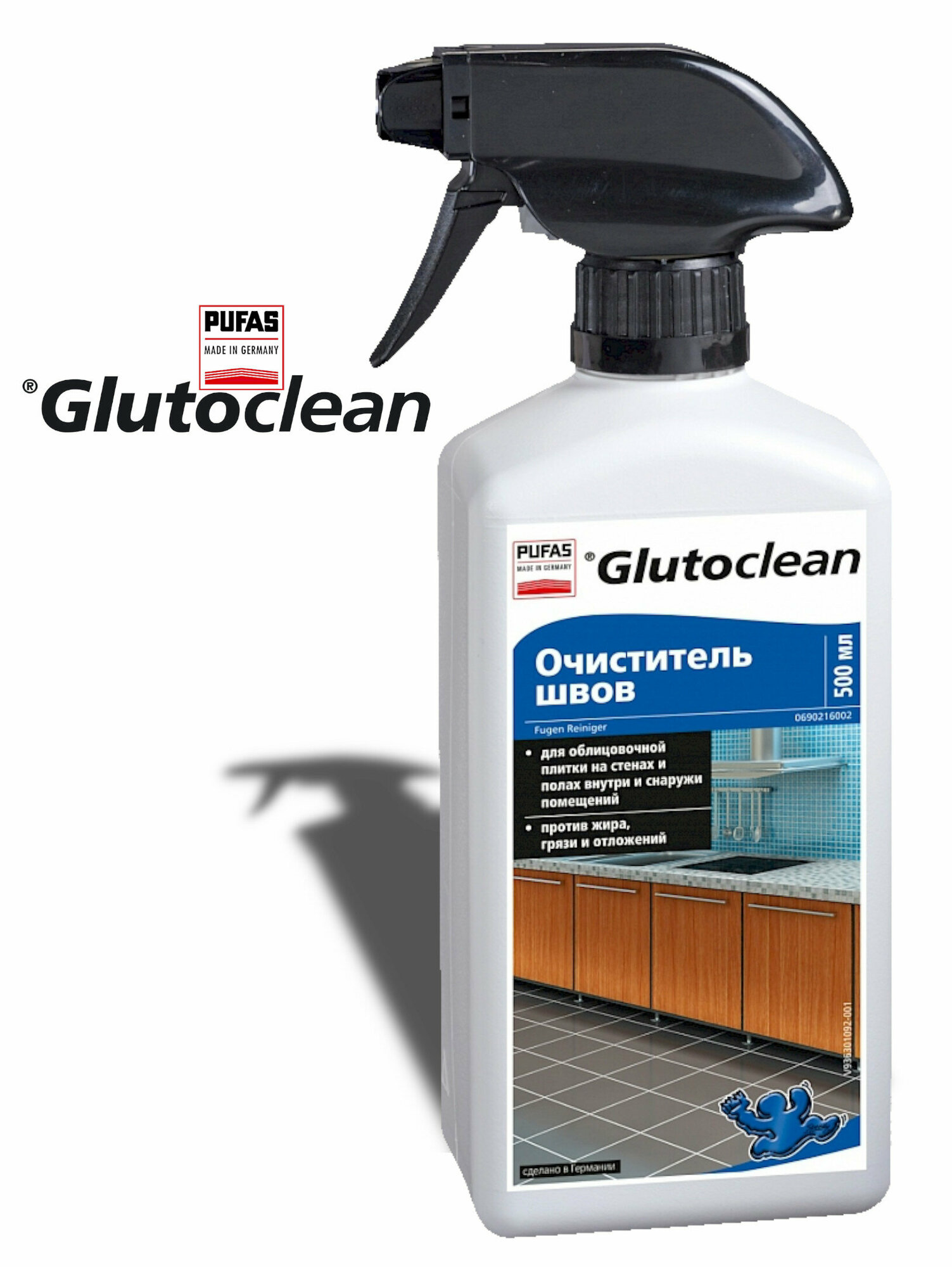 Очиститель для швов, Pufas Glutoclean, 500 мл.