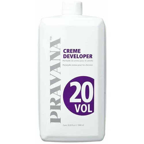 Проявитель крем для краски для волос профессиональный PRAVANA ChromaSilk Creme Developer 20 vol