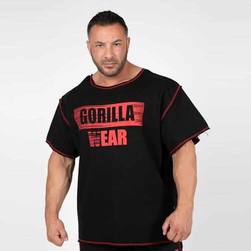 Футболка Gorilla Wear, размер L/XL, красный, черный шорты gorilla wear размер l xl черный красный