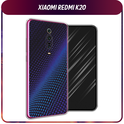 Силиконовый чехол на Xiaomi Redmi K20/K20 Pro/Xiaomi Mi 9T/9T Pro / Сяоми Редми К20 Синий карбон силиконовый чехол на xiaomi redmi k20 k20 pro xiaomi mi 9t 9t pro сяоми редми к20 chillin killin