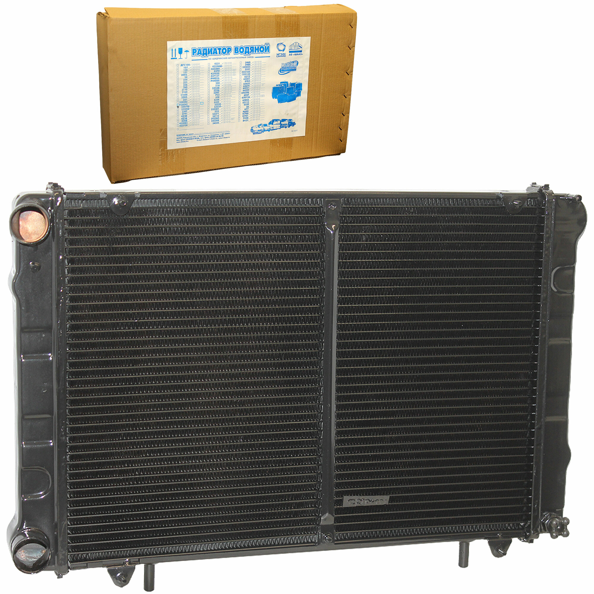 Радиатор охлаждения 2-рядный для Г-3302 Бизнес дв. 4216