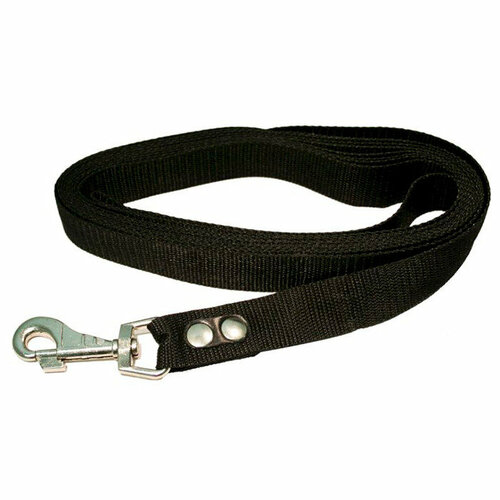 Поводок капрон средний длина 3 м черный