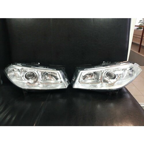 Фары Рено Меган 2 RENAULT MEGANE 2 с линзами механический корректор