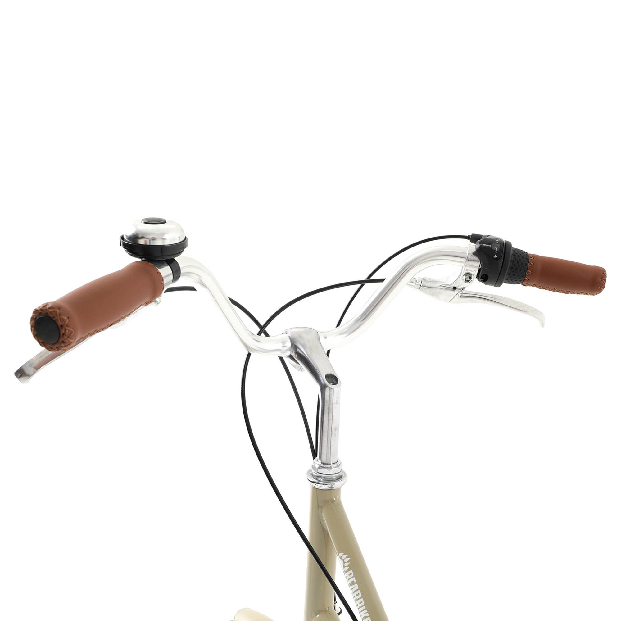 Велосипед BEARBIKE Algeria (2021), городской (взрослый), рама 18", колеса 28", кремовый, 15.55кг [1bkb1c183z02] - фото №11