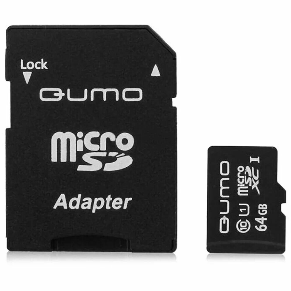 Карта памяти Qumo microSDXC 128 ГБ Class 10, V10, A1, UHS-I, R/W 90/20 МБ/с, адаптер на SD, 1 шт., черный - фото №10