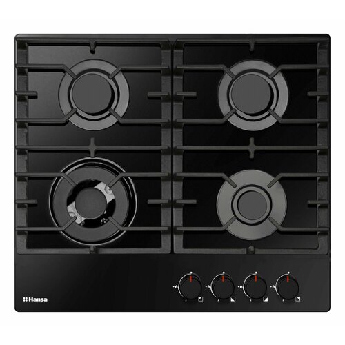 Газовая варочная поверхность Hansa BHKS671830 черный закаленное стекло 59 см автоподжиг газ-контроль WOK 2099000₽