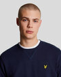 Свитшот Lyle & Scott Crew Neck Sweatshirt, размер S, черный, синий