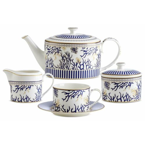 Сервиз чайный Corallo 6 персон 15 предметов Pozzi Milano 1876 12793₽