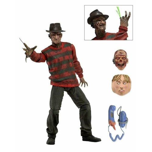 Фредди Крюгер фигурка Neca Nightmare on Elm Street boroda design обложка с ручным раскрасом фредди крюгер