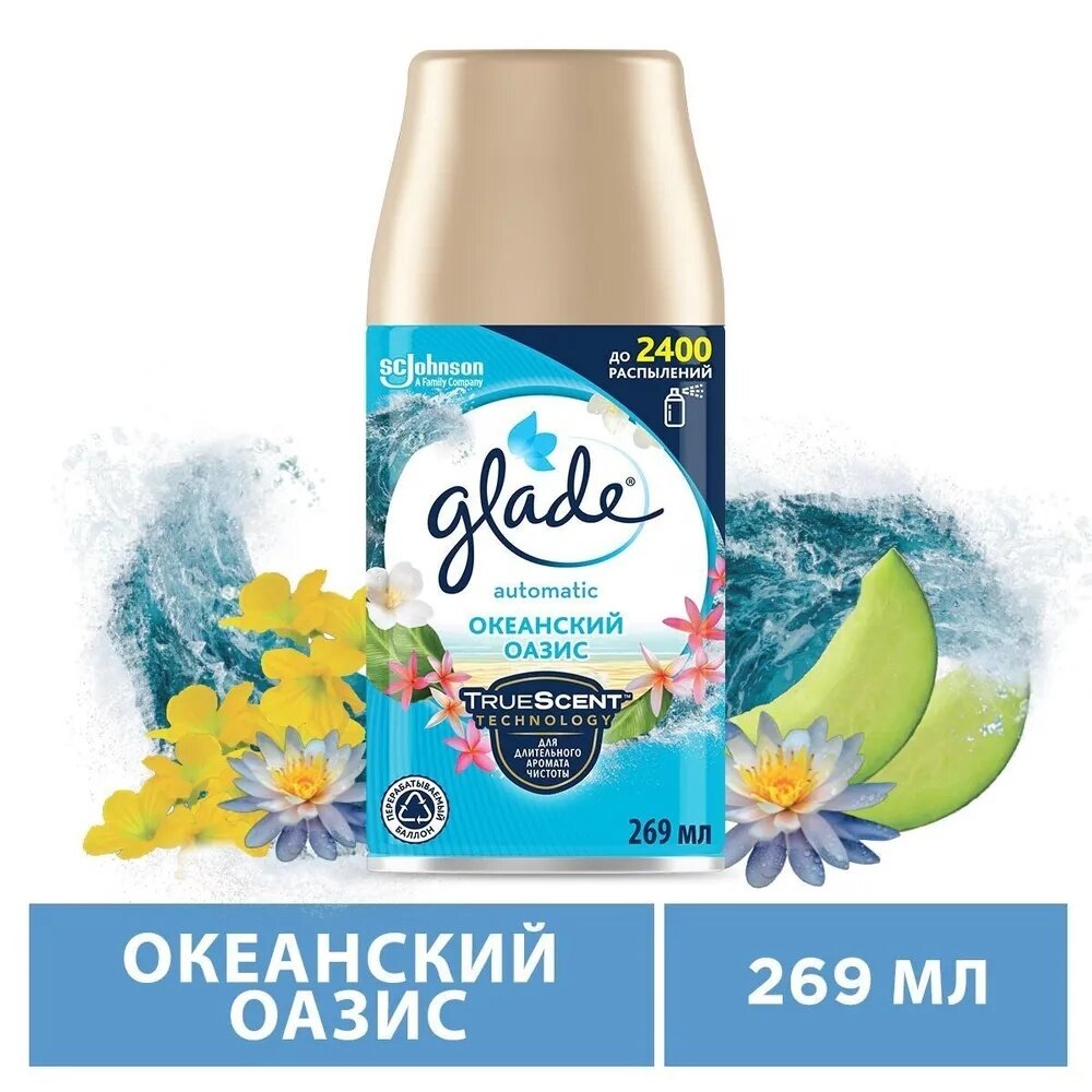 Освежитель Glade Микс кейс сменный баллон 2 шт