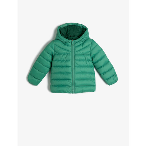 Куртка KOTON, размер 9-12 месяцев, зеленый комбинезон koton размер 9 12 месяцев зеленый