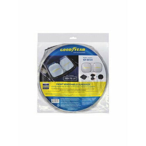 Шторка на лобовое стекло Goodyear солнцезащитная 153 х 75 1091₽