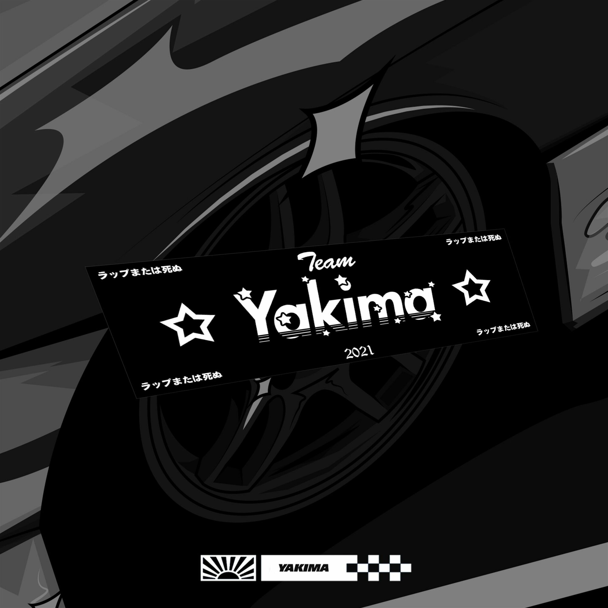 JDM Наклейка на автомобиль Team Yakima