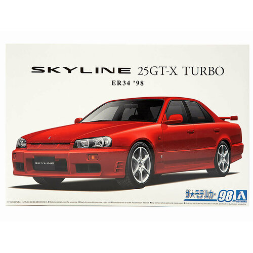 05750 Aoshima Автомобиль Nissan Skyline 25GT-X Turbo ER34 '98 (1:24)