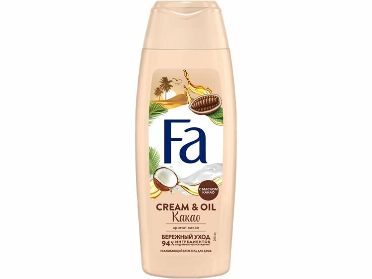 Гель для душа FA Cream&Oil Какао