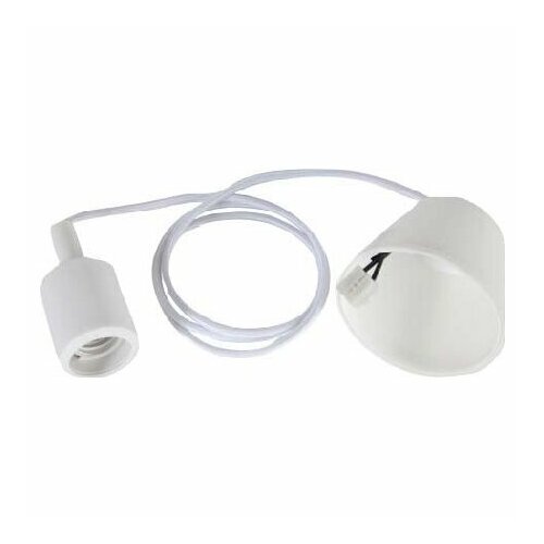 Подвесной светильник E27 белый, текстильный кабель 88920 – Scharnberger+Has. – 4034451889200