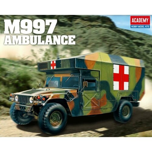 Academy 13243 Сборная модель автомобиля M997 MAXI AMBULANCE 1:35 busy ambulance