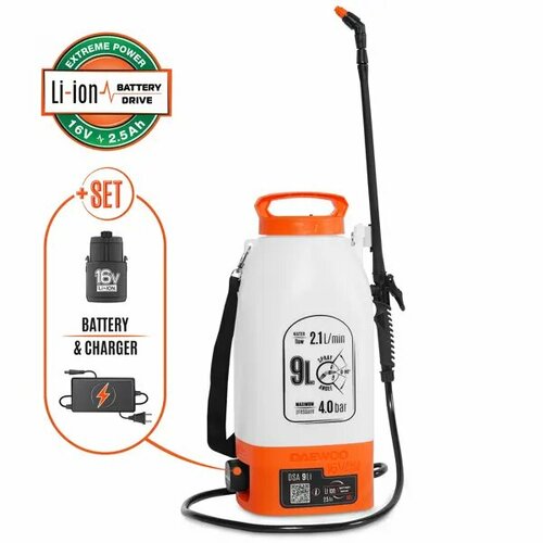 Опрыскиватель аккумуляторный Daewoo DSA 9 Li 9 л 22368₽