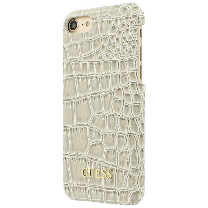 Накладка Guess Croco Hard PU для iPhone 7 / 8 / SE 2020 - Beige