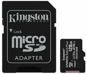 Карта памяти Kingston Canvas Select Plus microSD 128 ГБ