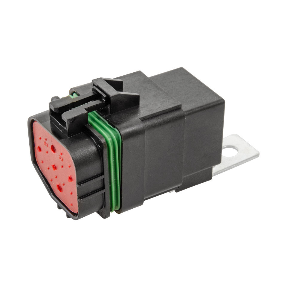 фото Реле электромагнитное переключающее 402.3787 12В 30/20А с колодкой - энергомаш