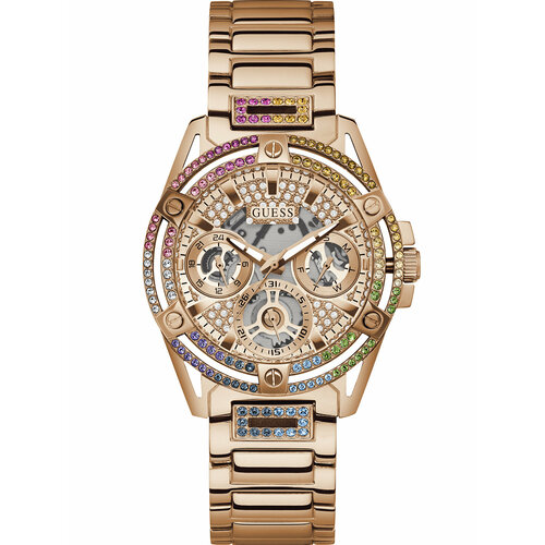 фото Наручные часы guess queen gw0464l5, золотой, розовый