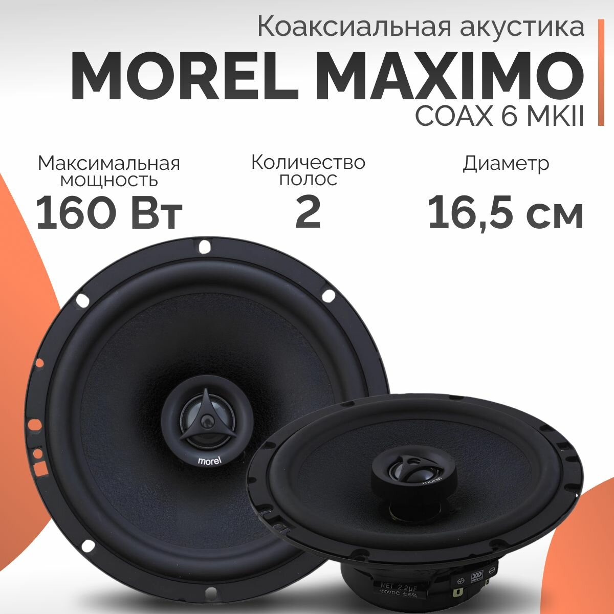 Акустическая система MOREL MAXIMO COAX 6 MKII