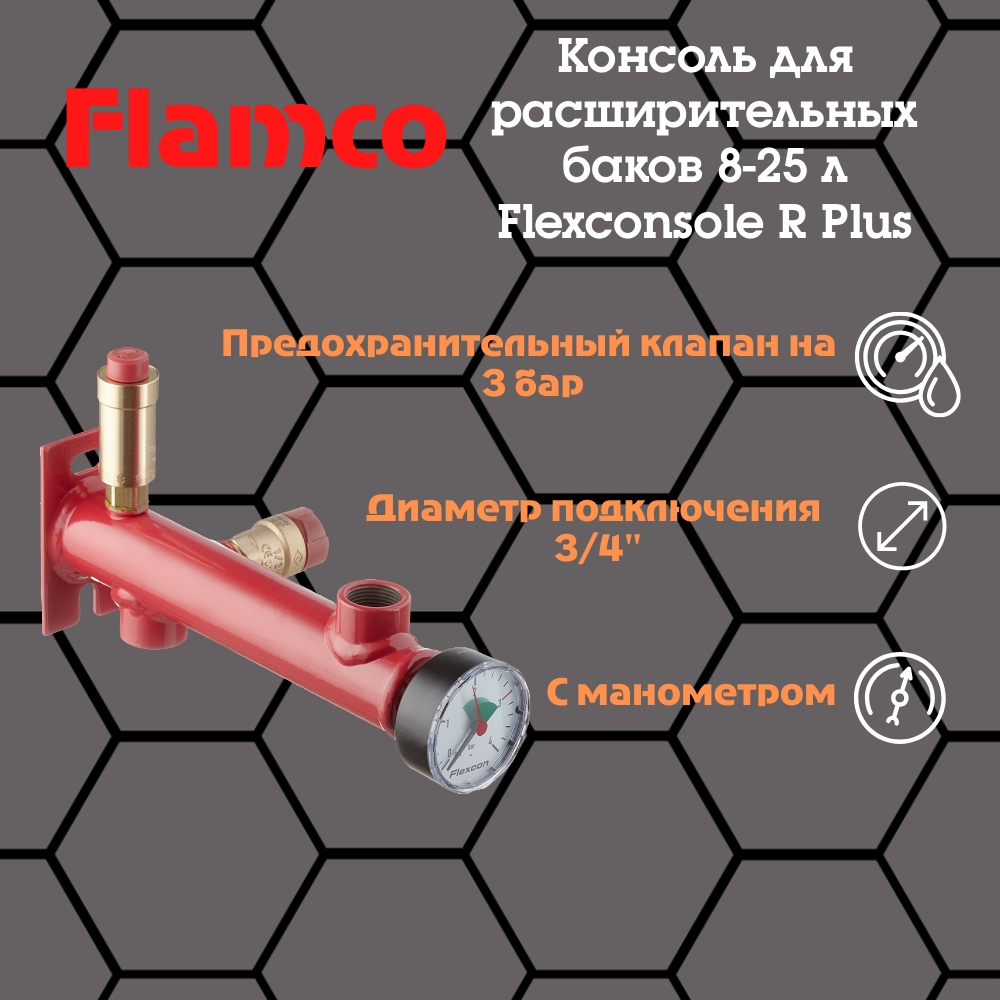 Консоль для расширительных баков 8-25 л Flamco Flexconsole R Plus (27990) 3/4"