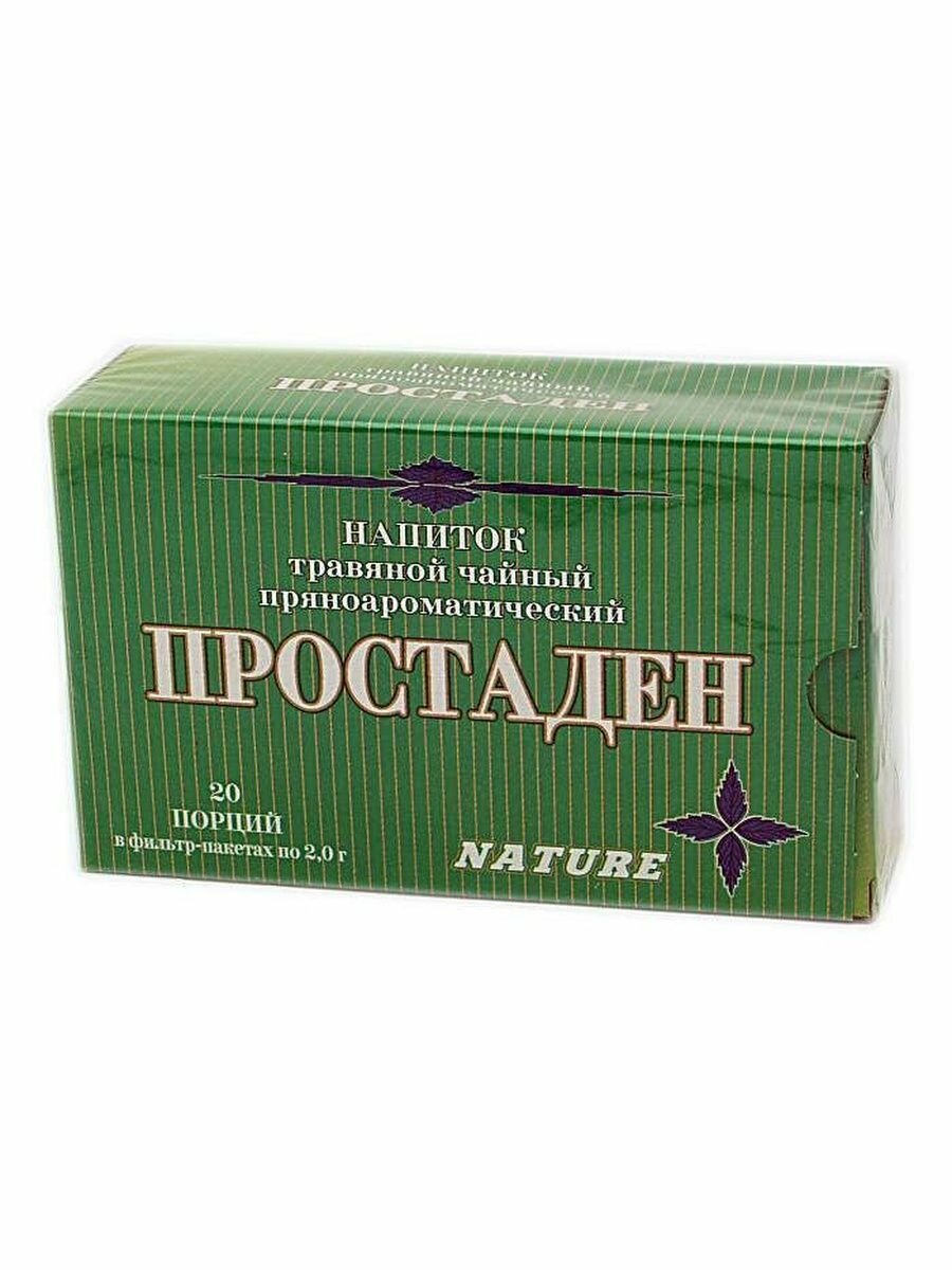 Напиток травяной Простаден при аденоме и простатите 20 ф/п по 2 гр.