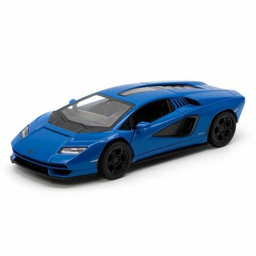 Машинка Kinsmart Lamborghini Countach LPI 800-4 1:38 (синяя), арт. КТ5437/2 автомобиль lamborghini countach lp500