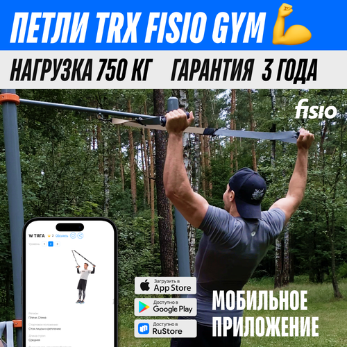 Тренировочные петли TRX FISIO Gym Синий