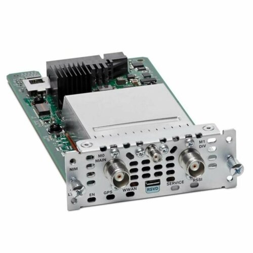 Модуль Сisco NIM-4G-LTE-NA 2 х 4G/LTE для Cisco 4200 4300 4400 модуль cisco nim 4mft t1 e1