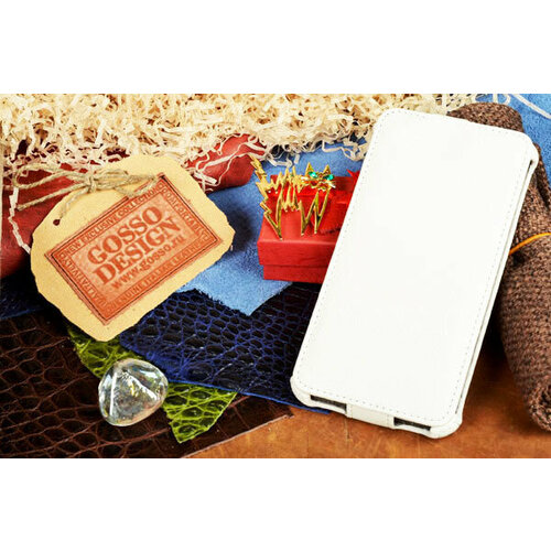 Сумка-книжка Gecko для Samsung J100 Galaxy J1 White