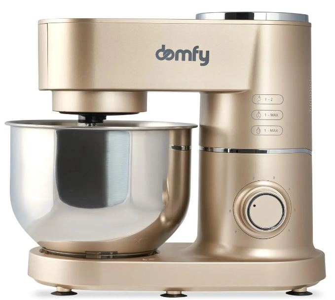 Миксер планетарный Domfy DSC-KM301 золотистый