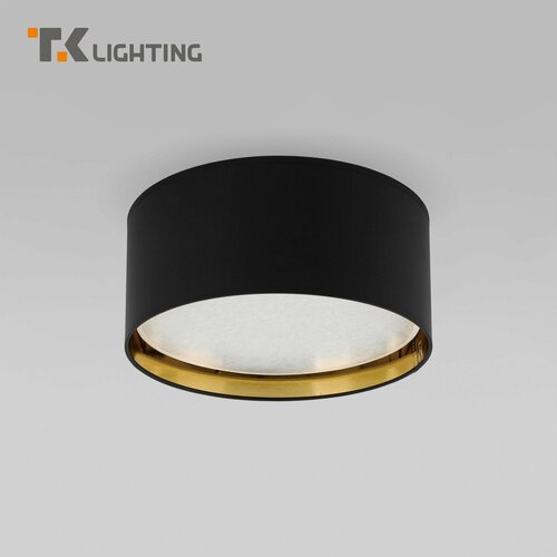 Люстра / Потолочный светильник TK Lighting 3376 Bilbao Black Gold, цвет золото / черный, диаметр 45 см