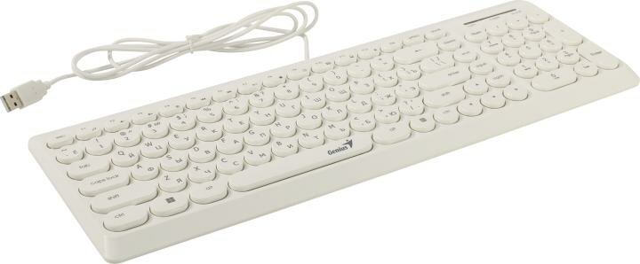 Клавиатура Genius SlimStar Q200 White 101КЛ (31310020412)