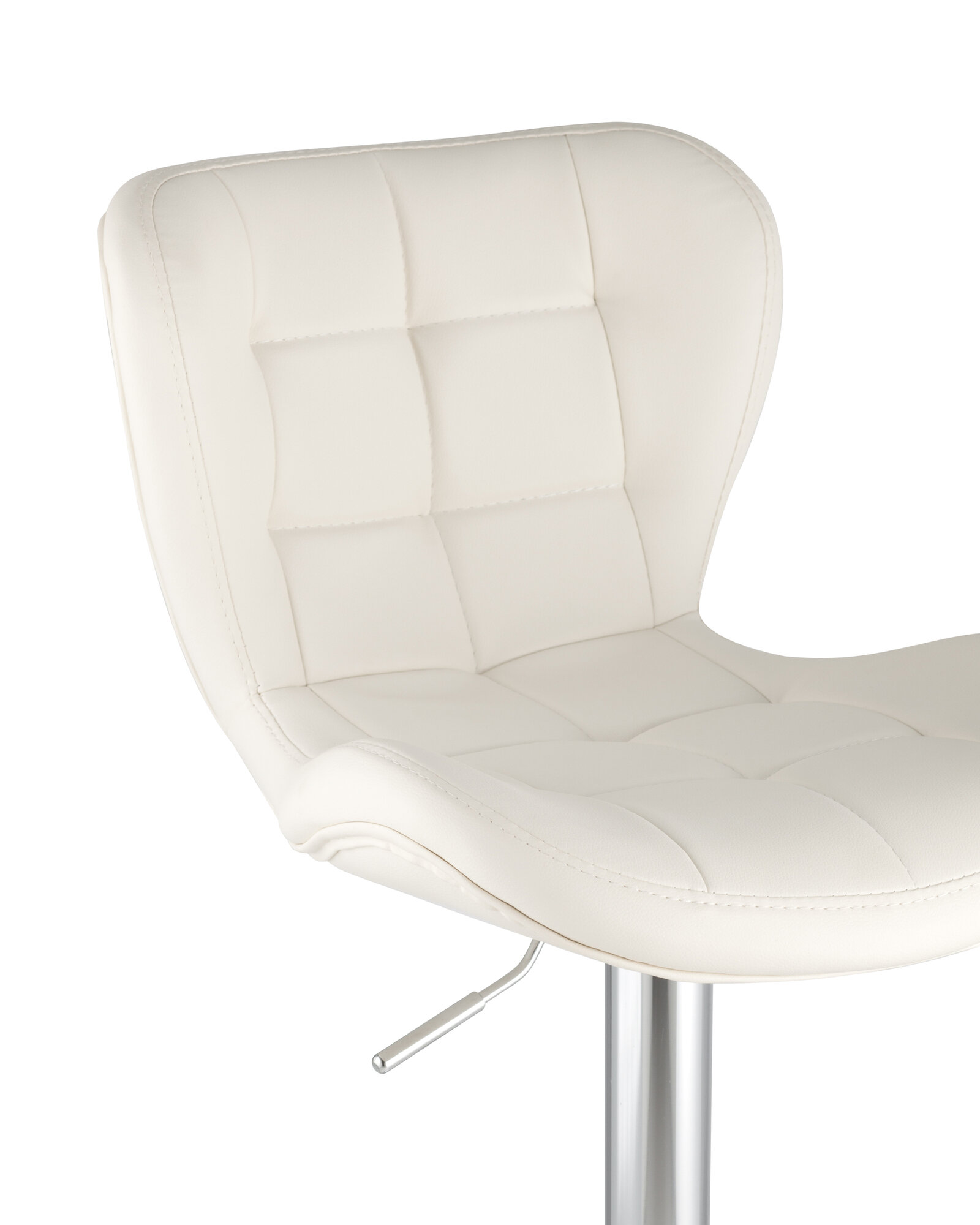 Барный стул Stool Group PORSCHE WHITE, белый/серебро Hoff - фото №3