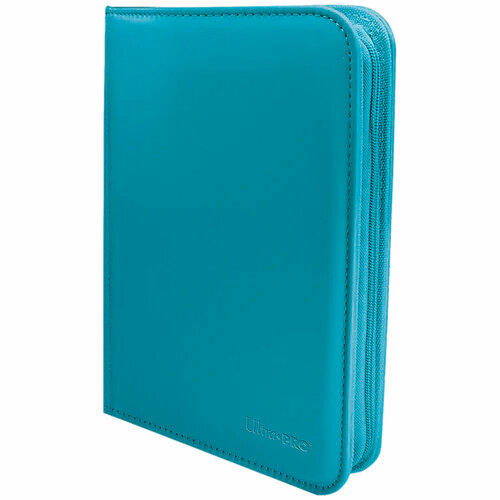 Альбом портфолио Ultra Pro Vivid 4-Pocket Zippered PRO-Binder 20 листов 2х2 Teal для карт MTG, Pokemon