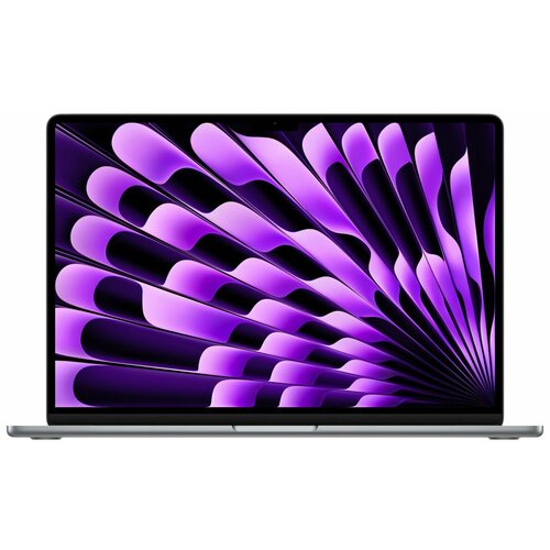 Apple MacBook Air 15 (M3, 8C CPU/10C GPU, 2024), 8 ГБ, 512 ГБ SSD, серый космос