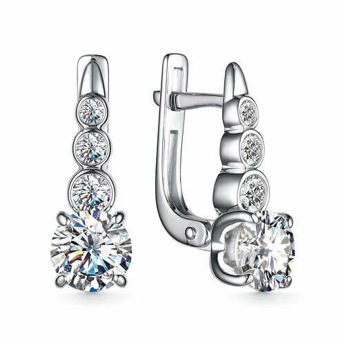 Серьги MINERAL NATION, серебро, 925 проба, серебряный