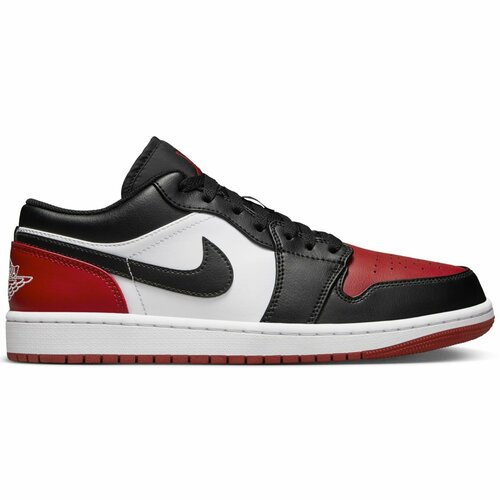 фото Кроссовки jordan air jordan 1 low, размер 40, черный/красный/белый