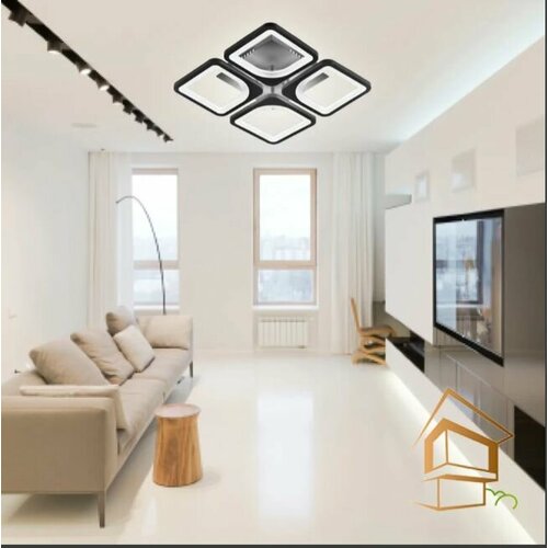 Люстра черная 88W LM4000 35535575 мм арт 1271 3950₽