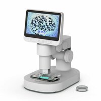 Цифровой микроскоп BeaverLAB M2A (Deluxe), съемный IPS-дисплей 4, 3", беспроводная передача по WiFi и по USB-кабелю, увеличение до 1600х, разрешение Full HD, запись фото и видео, набор аксессуаров