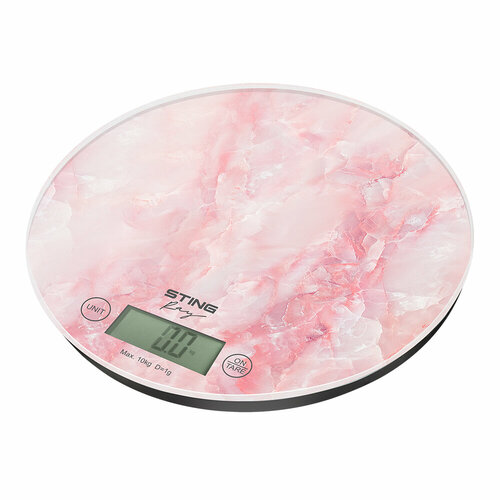 STINGRAY ST-SC5108A розовый мрамор весы кухонные со встроенным термометром электронные кухонные весы с жк дисплеем 10 кг 1 г
