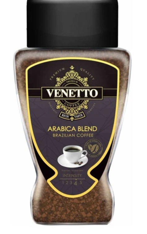 Кофе растворимый Venetto сублимированный 190г