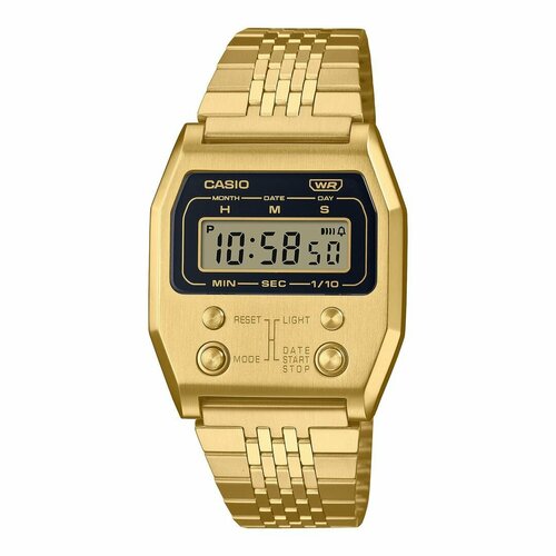 фото Наручные часы casio, золотой, черный