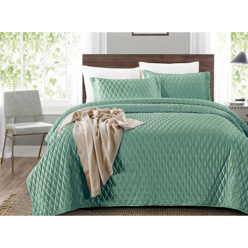 Велюровое Покрывало Танго Arabesque евро размер 240х260 см 2 наволочки 50х70 см 6990₽