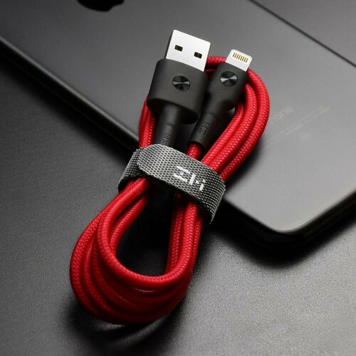 ZMI Кабель для мобильных устройств USB 3.0 Type-A/Apple Lightning, 30 см, красный